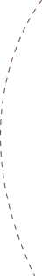 A curved vertical dotted line